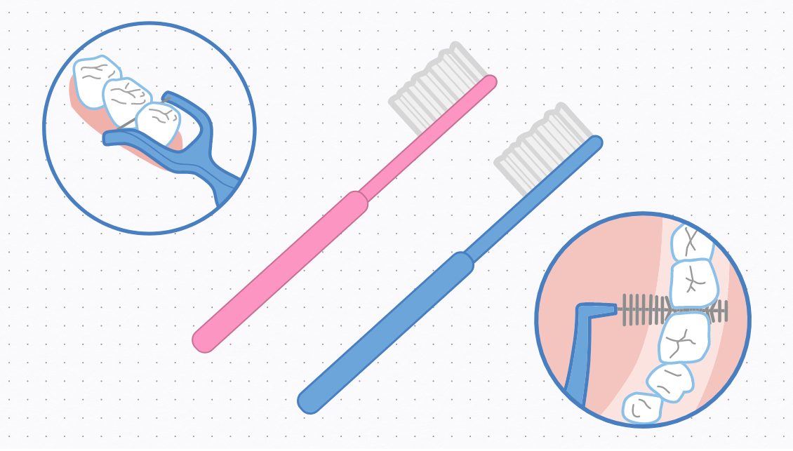 歯の掃除用具について